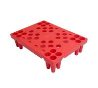 YsXoWiui Tapis de Sol pour Palettes 40x30x10cm Imperméable, Léger et Polyvalent pour, Cave, Garage et Restaurant, Rouge