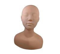 YsXoWiui Tête de Mannequin D'entraînement Adaptée à La Formation En Massage, à La Simulation D'extensions et Aux Soins Du Visage. Fabriquée avec, Normale