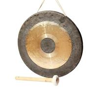 YSXXIAN Ensemble de Gong en Bronze étamé de 15 cm avec maillet, Bol Chantant Authentique pour Le Yoga, la sonothérapie, la Musique Folklorique, Les Performances Professionnelles et Le Son résonnant.