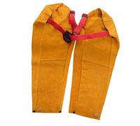 Ysyqkn 1 Paire de Manchons de Soudure en Cuir de Vachette Offrant Protection Thermique Résistance aux Éclaboussures Poignets Renforcés Adaptés aux Soudeurs