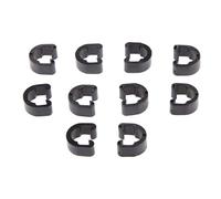 Ysyqkn 10 Pièces C-Clips Crochets Boucle Fixation Vélo Support Câble Plastique pour VTT Cadre Fourche Idéal pour Sortie Vélo Randonnée Entraînement