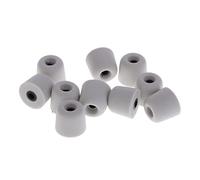 Ysyqkn 10 Pièces Embouts Écouteurs Oreillette Mousse Mémoire Remplacement Sonore Protection Adapté pour Détente Utilisation Professionnelle, Gris
