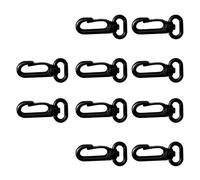 Ysyqkn 10 Pièces en Plastique Solide Pivotant Ressort Mousqueton Clip Correspond à La Sangle 12mm