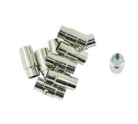 Ysyqkn 10 Pièces Fermoir Magnétique Embout Perle Bracelet Crimpage Cordon Conception Élégante Résistante aux Taches en Matériau Adapté pour Création