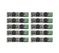 Ysyqkn 10 Pièces Protection Module Batterie 18650 Carte PCB Module Chargeur Multifonction Surcharge Décharge Installation Facile pour Batterie