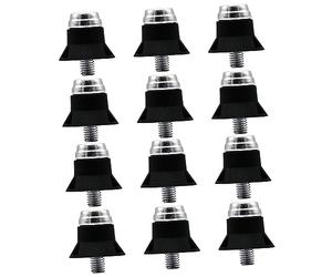 Ysyqkn 12 Pièces Crampons de Chaussures Football Facile à Installer pour Bottes Filetage Standard Matériau Antidérapant Convient Aux Jeunes Sport Collectif R, 16MM
