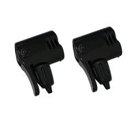 Ysyqkn 2 Pièces Adaptateur Pompe Valve Vélo Gonfleur Pneu avec Embout Polyvalent Double Mode Compatible Presta Fonction Plastique Adapté au