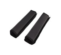 Ysyqkn 2 Pièces Couvre-accoudoirs Fauteuil Bureau Pads Doux Amovibles Fixation Facile Soutien Épais en Tissu Résistant Conviennent à La Maison Bureau, Noir