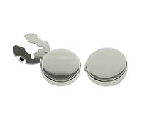 Ysyqkn 2 Pièces Couvre-Boutons Hommes Couvre-Boutons Rond Couvre-Boutons Tuxedo Couvre-Boutons Élégant Laiton Facile à Utiliser Convient à La Cérémon, Argent