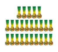 Ysyqkn 25 Médailles de Vainqueur avec Rubans Autour du Cou Ont été Remises en Récompense Lors de La Fête étudiante, Couleur Or