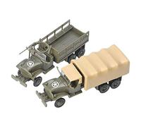 Ysyqkn 2x Simulation 1/72 Camion Voiture Blindée à Assembler En 4D