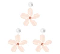 Ysyqkn 3 Pièces Déflecteur d'Air Conditionné Déflecteurs d'Aération Guides Orientables Baffles Coupe-vent en Matériau PP Utilisables Bureau Chambre Salon, Orange
