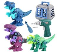 Ysyqkn 54 Pièces Dinosaur Modèle Jouet Squelette Figurine Fossile PVC à Assembler Éducatif pour Enfants Adapté pour Cadeau Décoration, 17x5.5x12cm