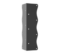 Ysyqkn 8 Pièces Support d'angle Ferrure D'Assemblage Équerre de Jardin Connecteur de Structure Renfort Robuste en Acier Adapté pour Lits de Culture et Meuble, 1 Pc