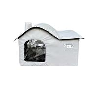 Ysyqkn Abri pour Chats Errants, Chenil, Niche d'hiver, Tissu Oxford Imperméable, Adapté à Une Utilisation Intérieure Ou sur Balcon, L