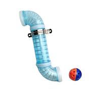 Ysyqkn Accessoires pour Tuyauterie de Baignoire, Kit de Bricolage pour La Construction de Tuyauterie, Jouets de Bain pour Tout-petits avec Balle à Hochet,