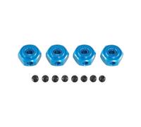 Ysyqkn Adaptateur de Moyeu de Roue Moyeu Hexagonal Raccord En Métal Fixation de Précision avec Finition Anodisée Élégante Adapté pour La Personnalisation de, Bleu
