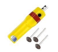 Ysyqkn Affûteuse et Meuleuse électrique pour Queues de Billard, Ensemble Complet avec 3 Têtes D'affûtage, Convient à Toutes Les Queues, 3 Petits Conseils