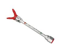 Ysyqkn Airless Sprayer Extension Wands en Aluminium Tige D'Extension Universelle Pulvérisation Accessoire Protecteur Buse Adapté à La Peinture, 30CM