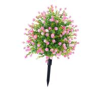 Ysyqkn Arbre Topiaire Artificiel Plante Décorative Arbuste Feuillage Buisson Synthétique Matériau PP Sans Arrosage Adapté à La Décoration Bureau Événement M, Rose
