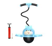 Ysyqkn Balle Pogo avec Poignée, Balle Rebondissante Pogo, Bâton Sauteur Pogo pour Usage Extérieur, Lapin Bleu