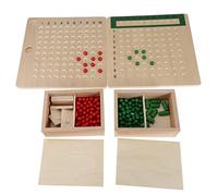 Ysyqkn Binôme Cube Jeu Éducatif Mathématique Cube Manipulation Enfant en Bois Développe Calcul Mental Adapté à Apprentissage Préscolaire Cadeau Décoration