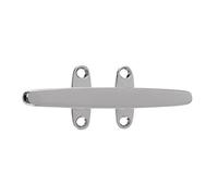 Ysyqkn Boat Cleat Marin en Acier 316 Taquet pour Cordage Base Ouverte Robuste Finition Élégante Adapté à La Navigation Mouillage de Yacht, 6 Pouces