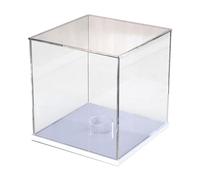 Ysyqkn Boîte de Présentation de Basket avec Support Présentoir à Ballon Basketball Boîte Acrylique Solide pour Ballon de Foot Coffret pour Souvenirs Sportifs, Blanc