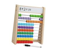 Ysyqkn Boulier éducatif En Bois, Jeu de Mathématiques avec Des Perles Colorées pour Développer Les Compétences Mathématiques Des Enfants, Idée Cadeau