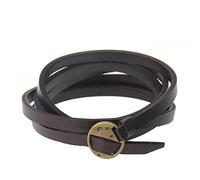 Ysyqkn Bracelet Tendance Multicouche Style Vintage en Cuir, Manchette Cinq Rangs Artisanale avec Détails Créatifs, Bijou de Poignet