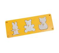 Ysyqkn Busy Board Matériel Jouet Sensoriel Éducatif Accessoire Tableau D'Activité Apprentissage Coordination Motricité pour Enfants Convient Voyag, Planche à gratter