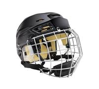 Ysyqkn Casque de Hockey avec Grille Protectrice pour Entraînement Compétition Exercice Professionnel Fabriqué en Coque Polyéthylène Légère Adapté aux, M