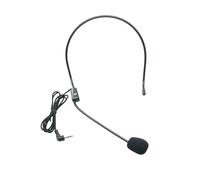 Ysyqkn Casque Professionnel Antibruit à Perche Réglable tête Extensible pour Amplification Vocale Connecteur Jack Stable Structure, Double Piste