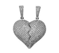 Ysyqkn Collier Urne Funéraire avec Médaillon Contenant Les Cendres. Un Collier de Crémation Doté d'une Chaîne à Maillons Robuste pour Honorer La Mémoire, Style A-Argent