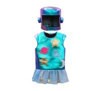 Ysyqkn Combinaison D'astronaute, Accessoire de Déguisement pour Enfants, Jeu de Rôle pour Filles, En Polyester, Idéale pour Le Théâtre D'enfants, Pâq, Xl