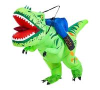 Ysyqkn Costume Dinosaure Gonflable Déguisement Gonflable Dinosaure Tenue Cheval Polyester Original Adapté Aux Fêtes Costumées Célébrations Festives Spectacle, 120 à 140 Cm