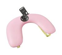 Ysyqkn Coussin pour Ongles Repose Bras Manucure avec Porte Téléphone Surface En PU Nettoyable Pieds Amovibles Table Antidérapante pour Salon Passion, Rose