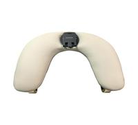 Ysyqkn Coussin pour Ongles Repose Bras Manucure avec Porte Téléphone Surface En PU Nettoyable Pieds Amovibles Table Antidérapante pour Salon Passion, Abricot