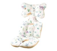 Ysyqkn Coussin Poussette Bébé Universel Doublé Matelas Respirant Rembourrage Cinq Points Protection Sécurité Convient pour Camping Déplacements, modèle C