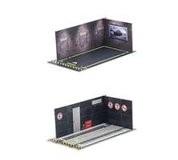 Ysyqkn Diorama Miniature de 3 Pièces Représentant Une Scène à Monter Soi-même, Idéal pour Simuler Un Espace de Stationnement dans Un Garage.
