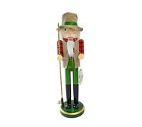 Ysyqkn en Bois, Décoration de Noël, 38 Cm de Haut, Représentant Le Père Noël et Un Soldat, à Poser sur Une étagère, à Décorer A, pêche