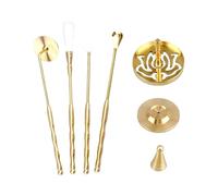 Ysyqkn Ensemble de 7 Outils En Laiton pour La Fabrication D'encens, Parfum DIY pour Le, Les Festivals et Les Fêtes.