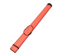 Ysyqkn Étui de Queue de Billard Housse Rigide pour Queue 1/2 Sac de Transport en PU Protège-Queue Antirayure Adapté Au Transport Rangement des Access, Rouge