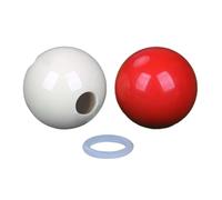 Ysyqkn Exerciseur de Coup de Billard Aide de Précision Balle de Choc Outil de Contrôle Accessoire pour Débutants avec Base Transparente Adapté pour Les, Trou Anglais 16 Mm
