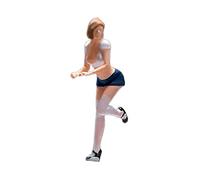 Ysyqkn Figure Miniature Person Modèle Personnage Accessoire Figurine Ressource Créative En Résine Adapté pour Jeu de Rôle Présentation Décorative Atelier Art, Blanche