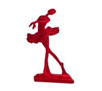 Ysyqkn Figurine Danseuse Ballet Statuette En Résine Ornement Décoratif pour Bibliothèque Sculpture Artistique Peinte à La Main Adaptée à La Décoration, Style B