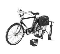 Ysyqkn Figurine Miniature de Vélo Réaliste En Alliage, Modèle de VTT Miniature, Décoration Créative pour Les Passionnés de Cyclisme, Idéale pour Un Bureau Ou, Noir