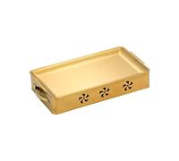 Ysyqkn Four Chauffage Bougie Plat à Réchauffer Chauffe Buffet Plateau Barbecue en Acier Inoxydable Facile à Nettoyer Adapté Fête Traiteur Repas Collectif, S Auréate
