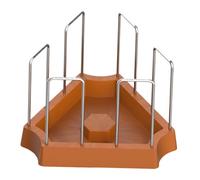 Ysyqkn Gamelle pour Nourriture et Eau pour, avec Base Lestée pour éviter Qu'elle Ne Se, Brun