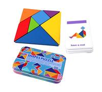 Ysyqkn Grasp Board Jeu de Formes Planche Bois Boutons Didactique Géométrie Manipulation Adapté Apprentissage Sensoriel Enfant, multi couleur, boîte en fer